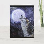Wolf Howl and Moon Winter カード (正面)