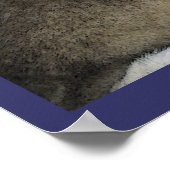 WOLF HOWL & MOON Artポスター ポスター (角)