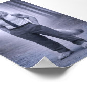 Wolf in Minimal Formal Attire – Silent Forest Port ポスター (角)