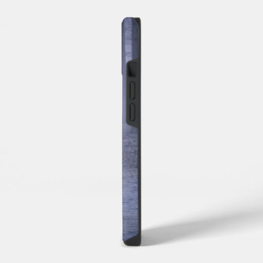 Wolf in Minimal Formal Attire – Silent Forest Port iPhoneケース (左側面)