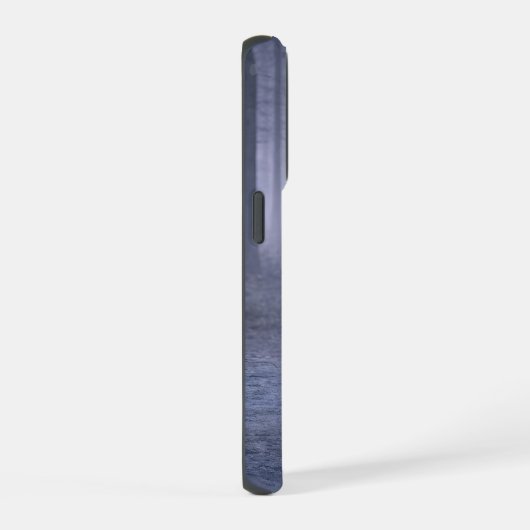 Wolf in Minimal Formal Attire – Silent Forest Port iPhoneケース (右側面)