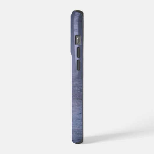 Wolf in Minimal Formal Attire – Silent Forest Port iPhoneケース (左側面)