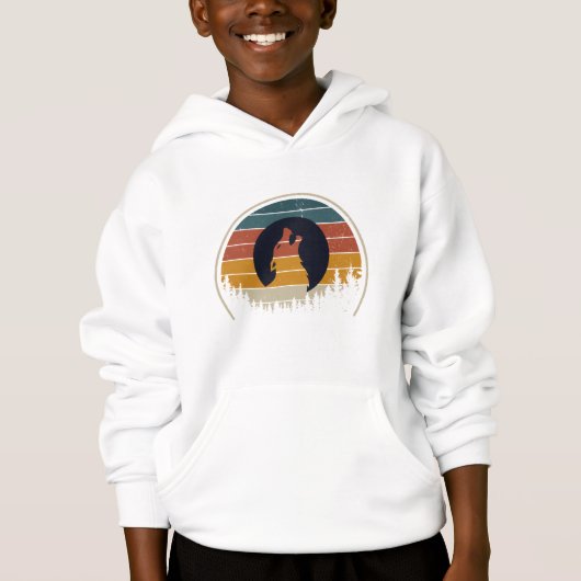 WOLF in the WoodsシルエットTシャツ (正面)
