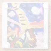 Wolf in winter  ガラスコースター (裏面)