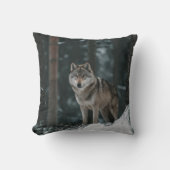Wolf in Winter クッション (正面)