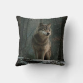 Wolf in Winter クッション (裏面)