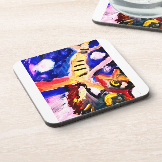 Wolf in winter  コースター (左側)