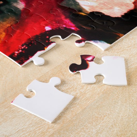 Wolf in winter  ジグソーパズル (側面)