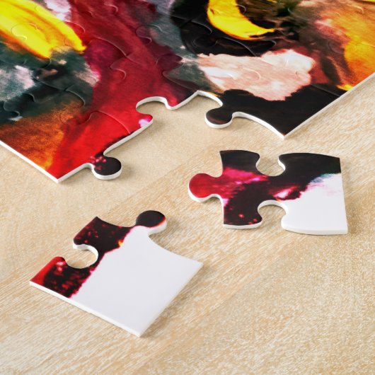 Wolf in winter  ジグソーパズル (側面)