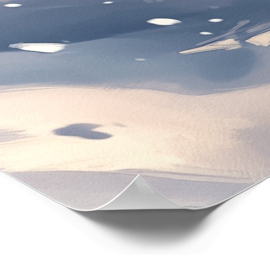 Wolf in winter ポスター (角)