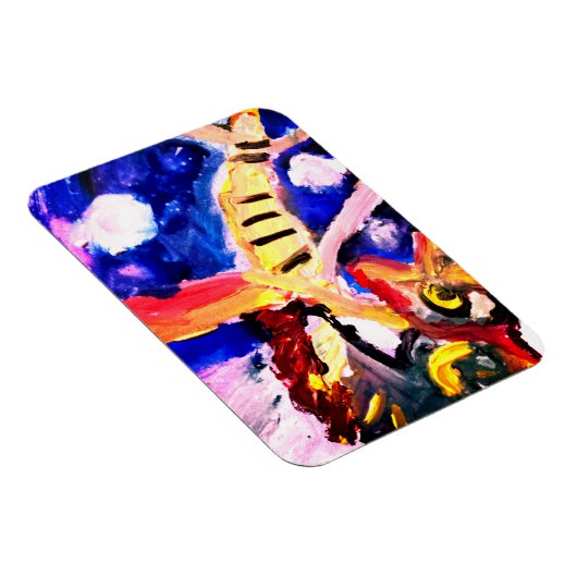 Wolf in winter マグネット (右側)