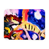 Wolf in winter  マグネット (横)