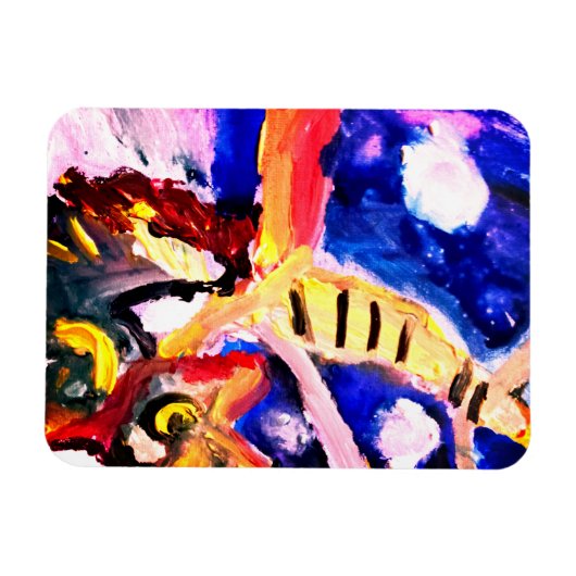 Wolf in winter  マグネット (横)