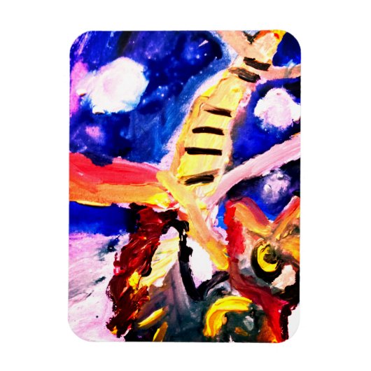 Wolf in winter  マグネット (縦)