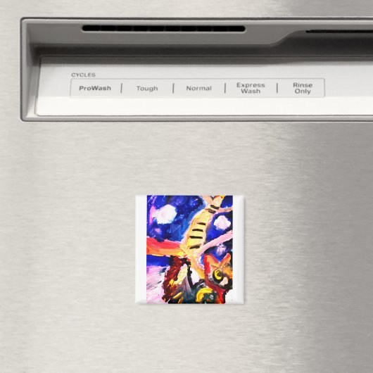 Wolf in winter  マグネット (インサイチュ (食洗機))