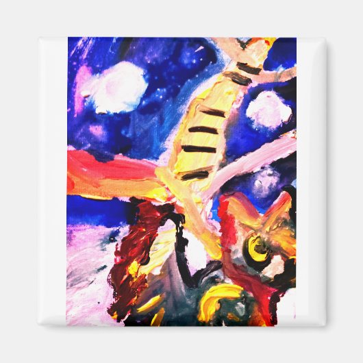 Wolf in winter  マグネット (正面)