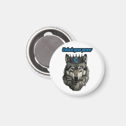 wolf king unlock your power マグネット (正面/裏面)