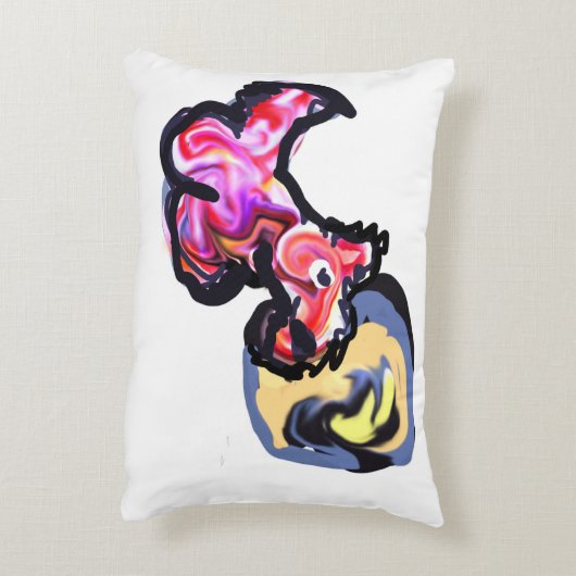 Wolf light moon アクセントクッション (裏面(縦))