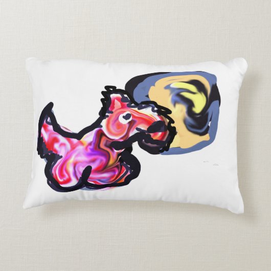 Wolf light moon  アクセントクッション (裏面)