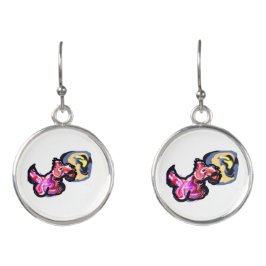 Wolf light moon  イヤリング