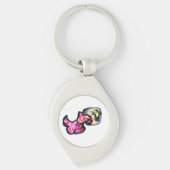 Wolf light moon  キーホルダー (正面)