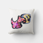 Wolf light moon  クッション (正面)