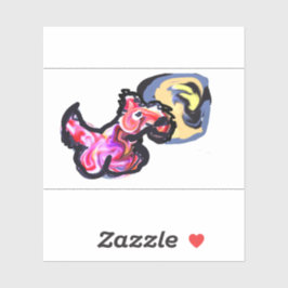 Wolf light moon  シール