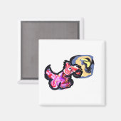 Wolf light moon  マグネット (正面/裏面)