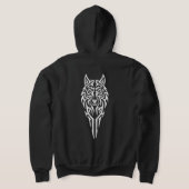 Wolf Line Statement Hoodie パーカ (レイダウン裏面)