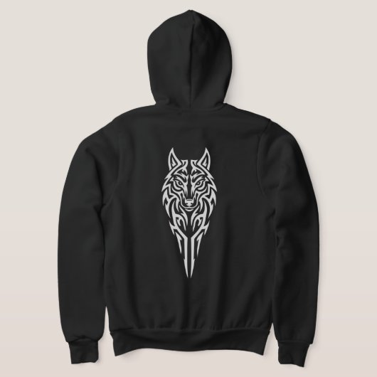 Wolf Line Statement Hoodie パーカ (レイダウン裏面)