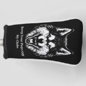  wolf Loving Dad Golf Head Cover ゴルフヘッドカバー (正面)