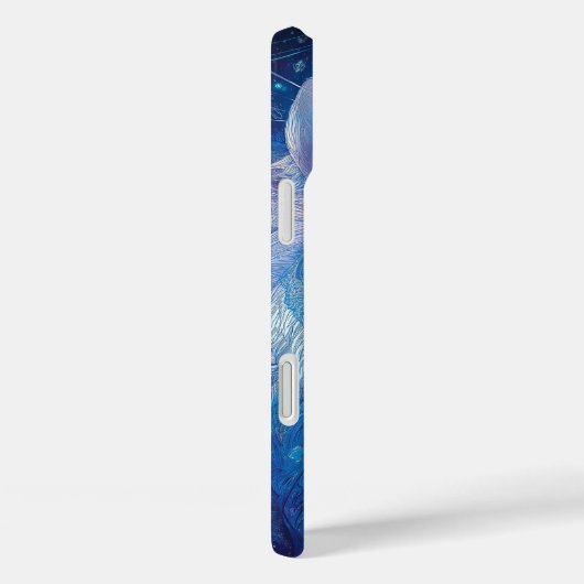 Wolf Magie Blau Case-Mate iPhoneケース (裏面 / 右)