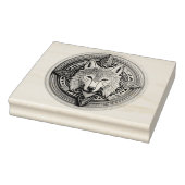 Wolf Mandala ラバースタンプ (スタンプ)