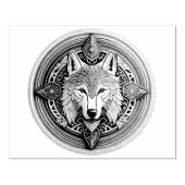 Wolf Mandala ラバースタンプ (インプリント)