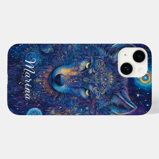 Wolf Mandala  Case-Mate iPhoneケース (裏面 (横))