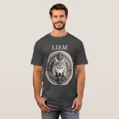 Wolf Mandala Tシャツ (正面フル)