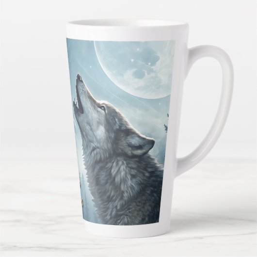 Wolf (matching journal available) カフェラテマグ (右)