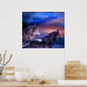 Wolf Mates Artポスター/プリント ポスター (キッチン)