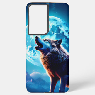 WOLF MOON IPHONE CASE GALAXY PLUS SAMSUNG GALAXY S21+ケース