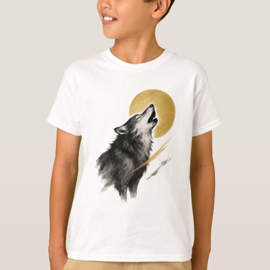 【Wolf Moon Kids T-Shirt】 Tシャツ (正面)