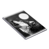 Wolf, Moon & Nightノートブック ノートブック (右側)