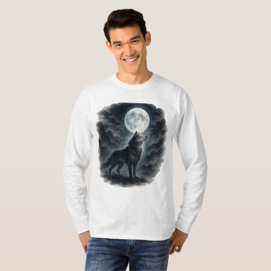 【Wolf Moon T-Shirt】 Tシャツ (正面フル)