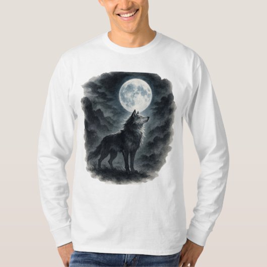 【Wolf Moon T-Shirt】 Tシャツ (正面)
