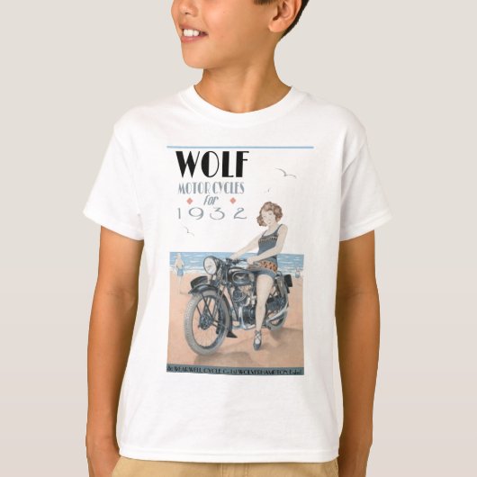 Wolf Motorcycles Tシャツ (正面)