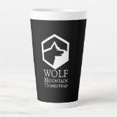 Wolf Mountain Homestead カフェラテマグ (正面)