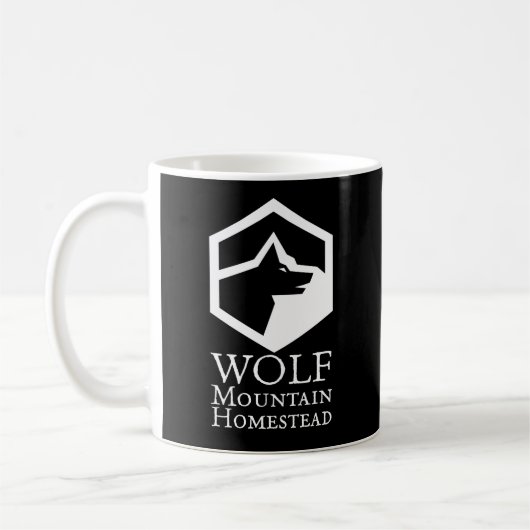 Wolf Mountain Homestead コーヒーマグカップ (左)