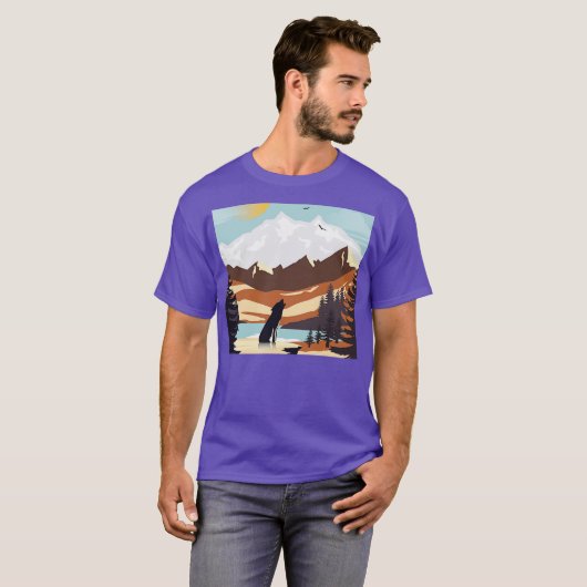Wolf National Park Tシャツ (正面フル)