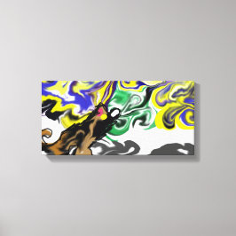 Wolf night stary  キャンバスプリント