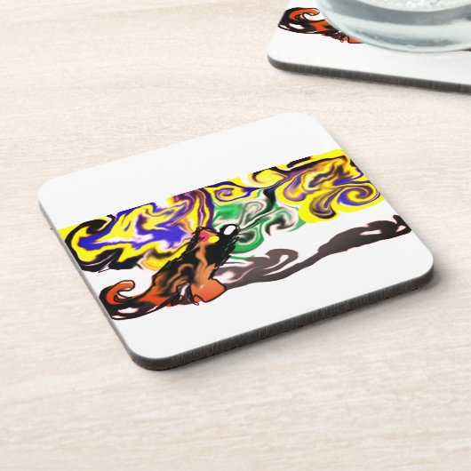 Wolf night stary  コースター (左側)