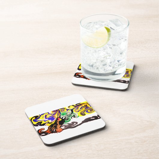 Wolf night stary  コースター (右側)